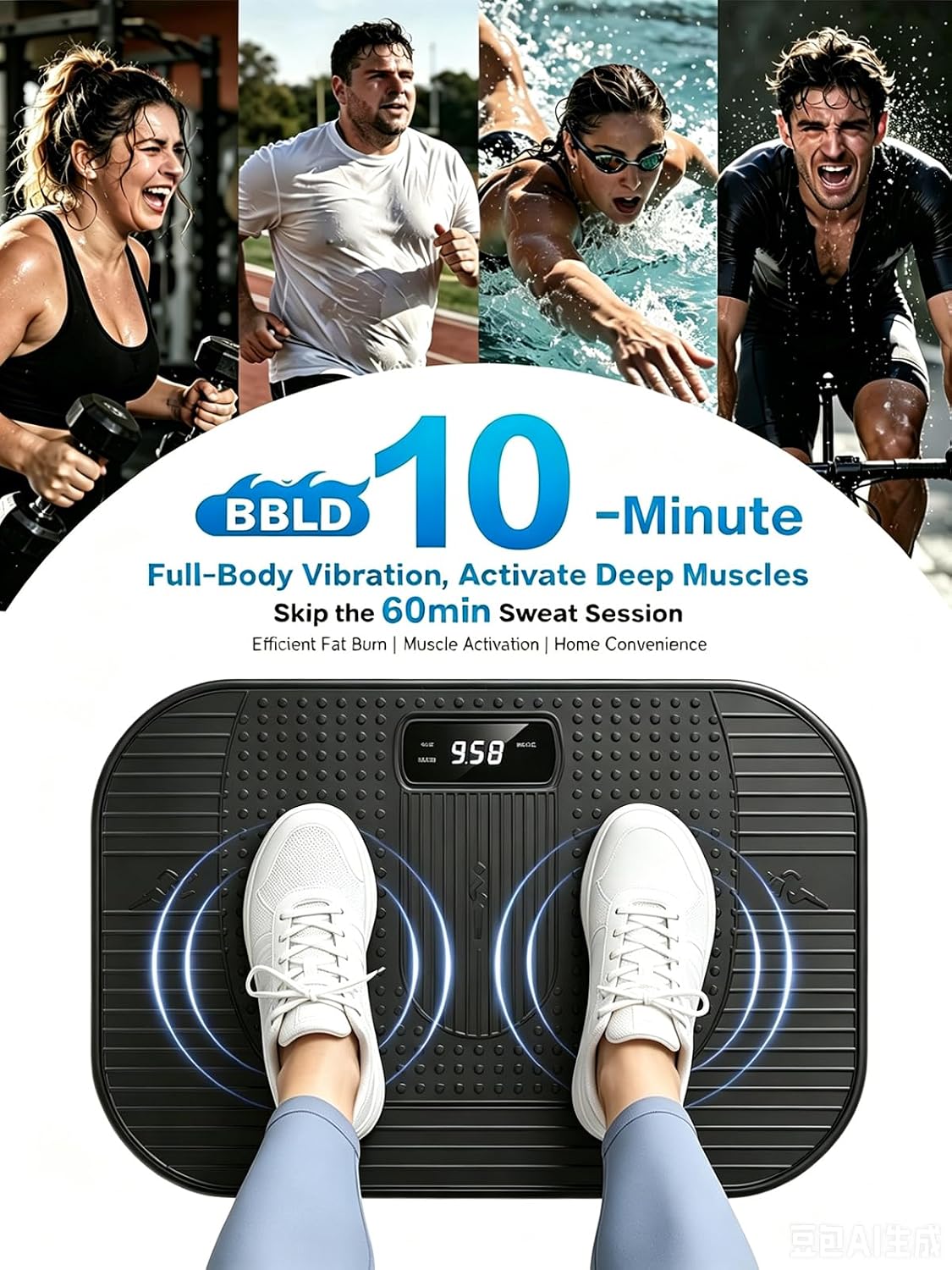 BBLD Full Body Vibration Plate - Hình 2