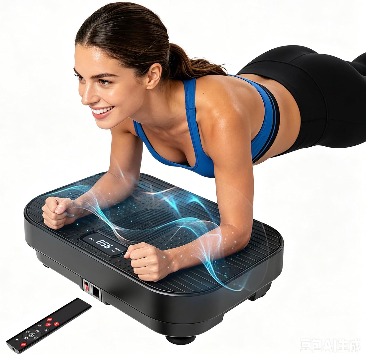 BBLD Full Body Vibration Plate with Remote Control for Home Fitness